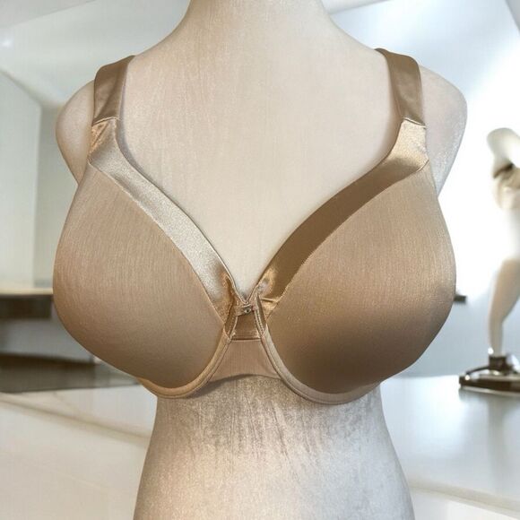 Vanity‎ Fair Lingerie® Illumination Full-Figure Bra 76338 Size 40D Rose Beige - Picture 1 of 9
